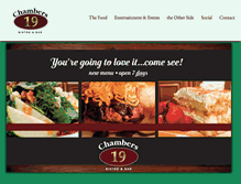 Tablet Screenshot of chambers19.com